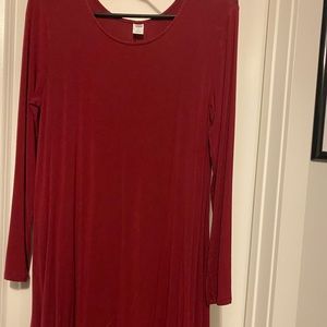 Long sleeve r-shirt dress
